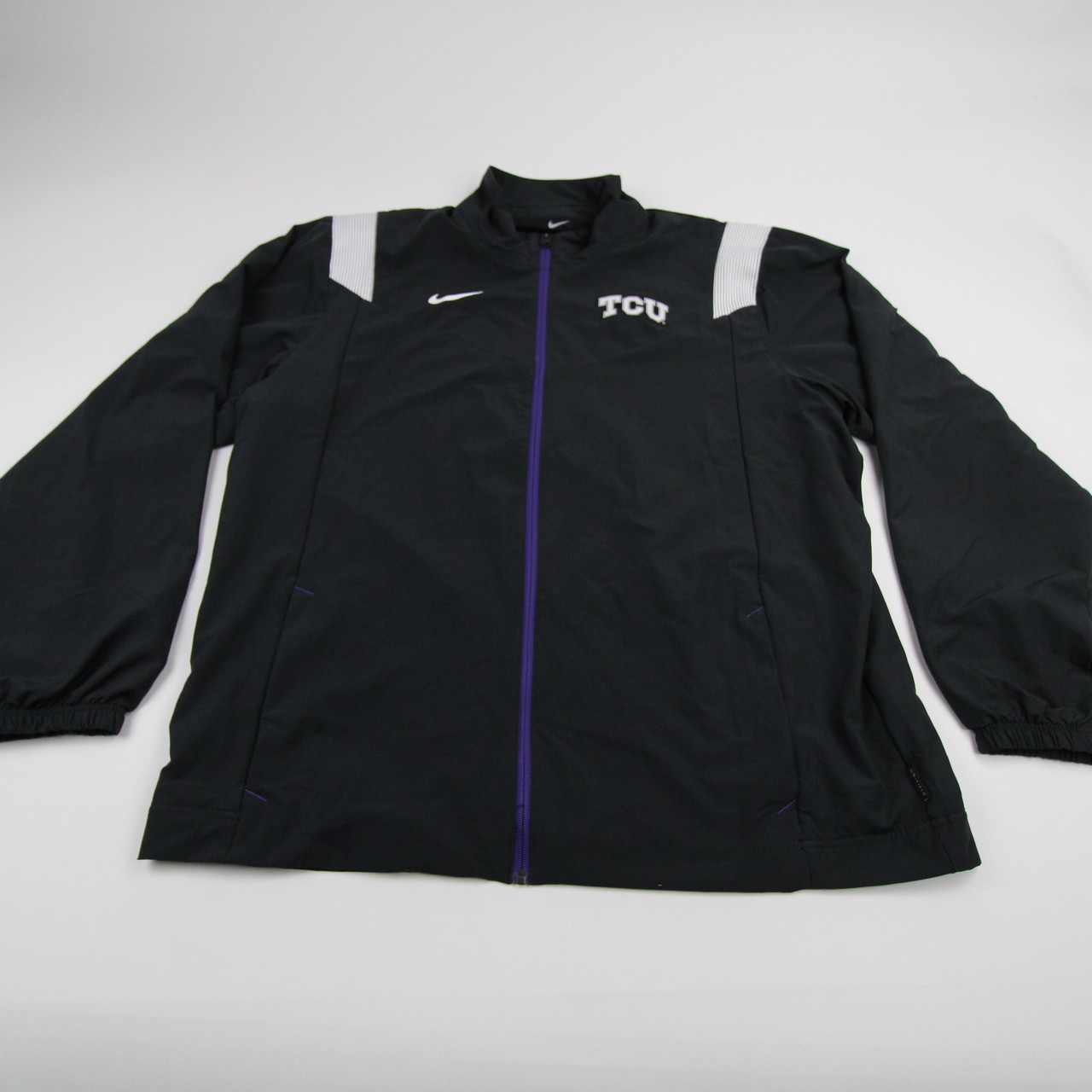 TCU Horned Frogs Nike Jacket Men's Black Used XLT-TOPS-145538