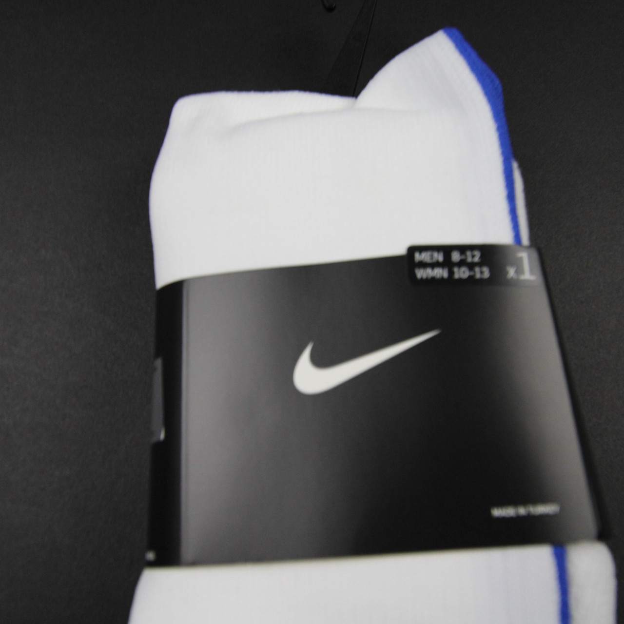 Nike NBA Authentics Socks Men's White New with Tags-ACCS-006646