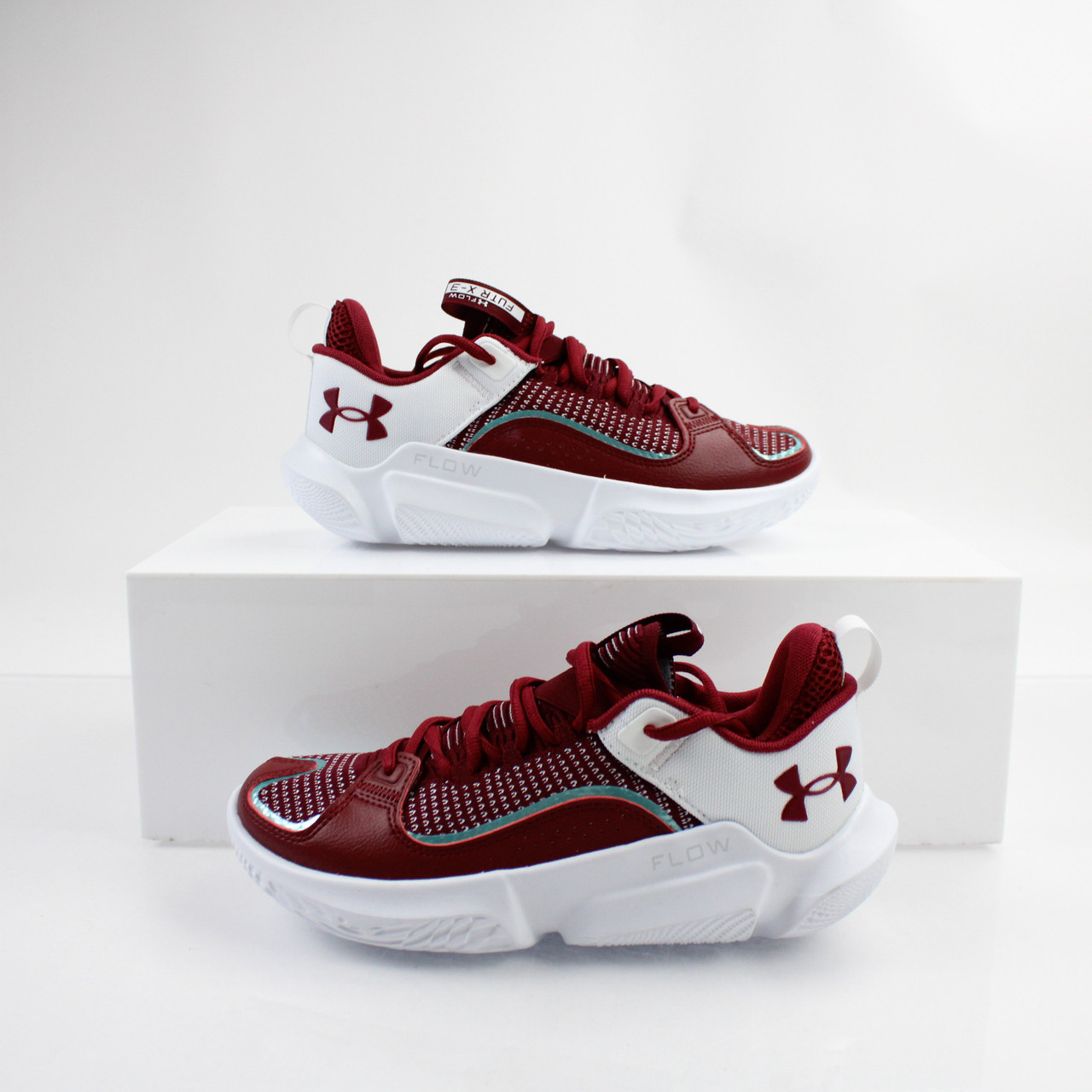 Under Armour Basketball Shoe Men's Maroon New without Box Multiple