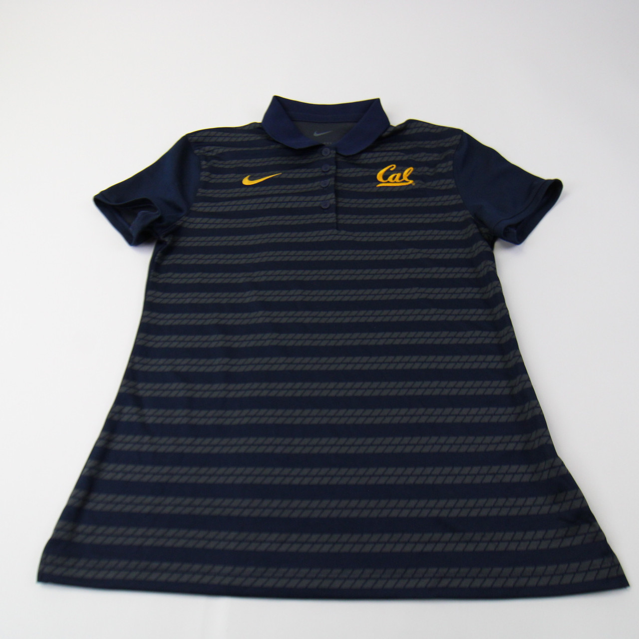 California Golden Bears Nike Dri-Fit Polo Women's Navy/Striped