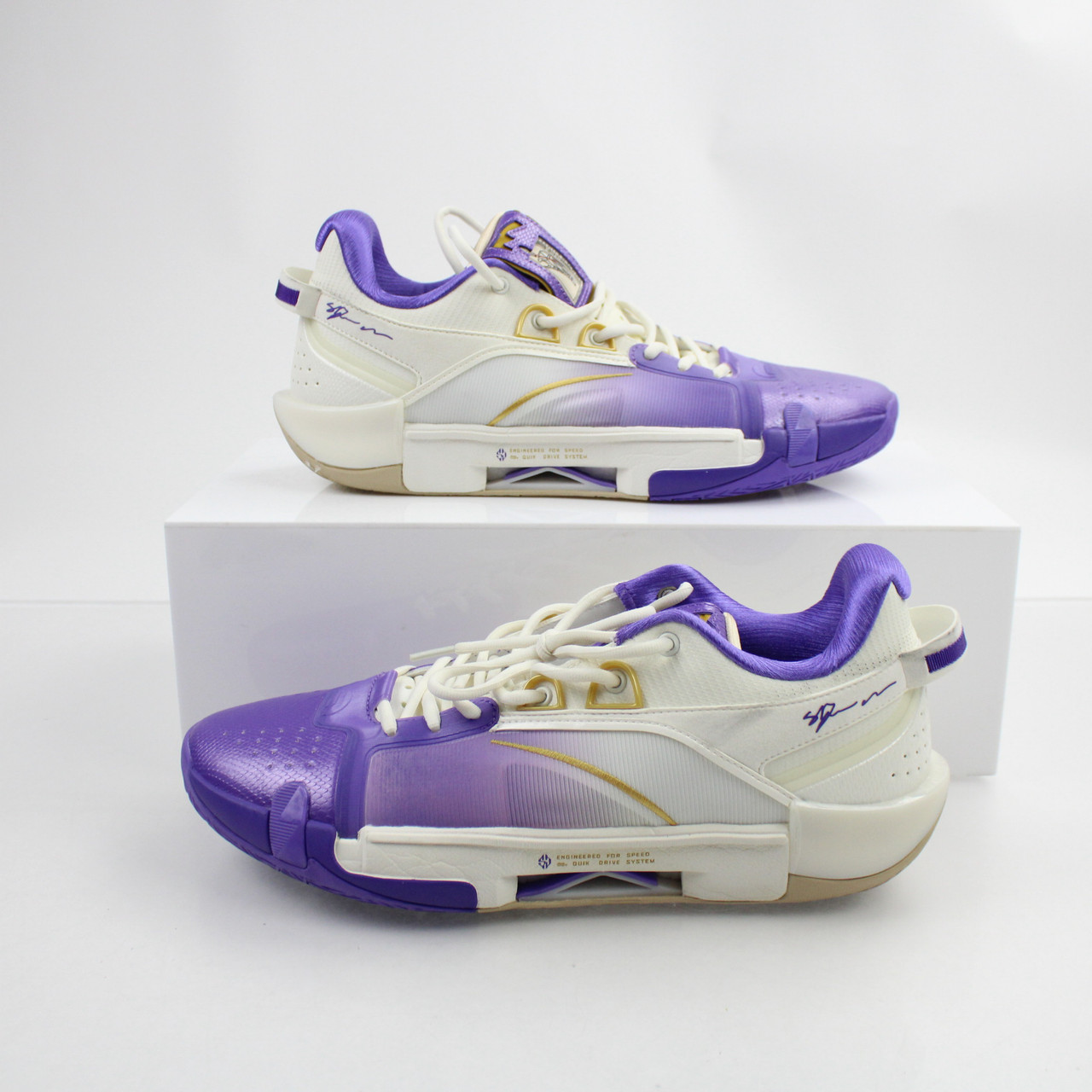 361 Degrees Basketball Shoe Men's Purple Used 12.5