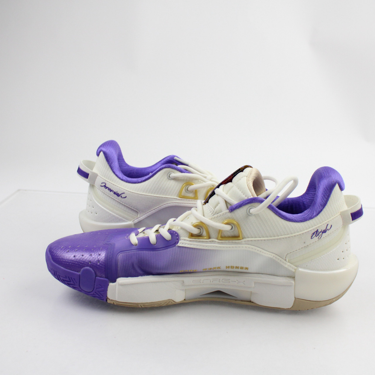 361° バスケットボールシューズ ホワイト パープル 361 Degrees Basketball Shoe Men's Purple Used 12.5