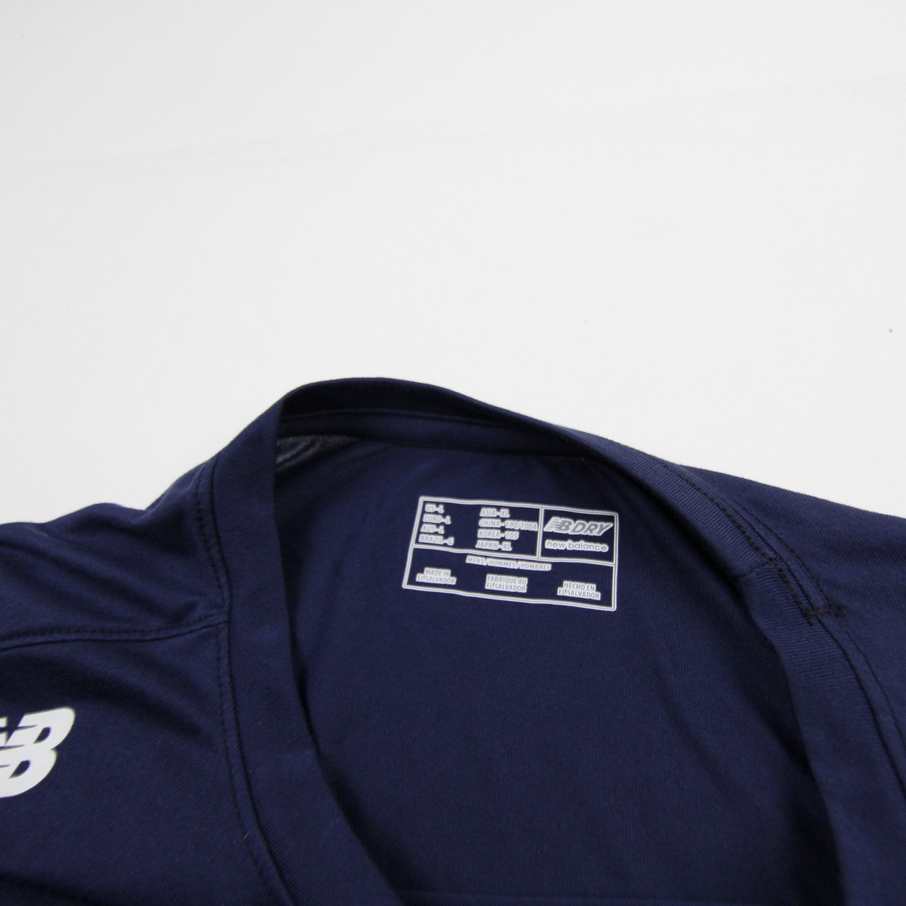 New Balance Long Sleeve Shirt Men's Navy Used L-TOPS-153829