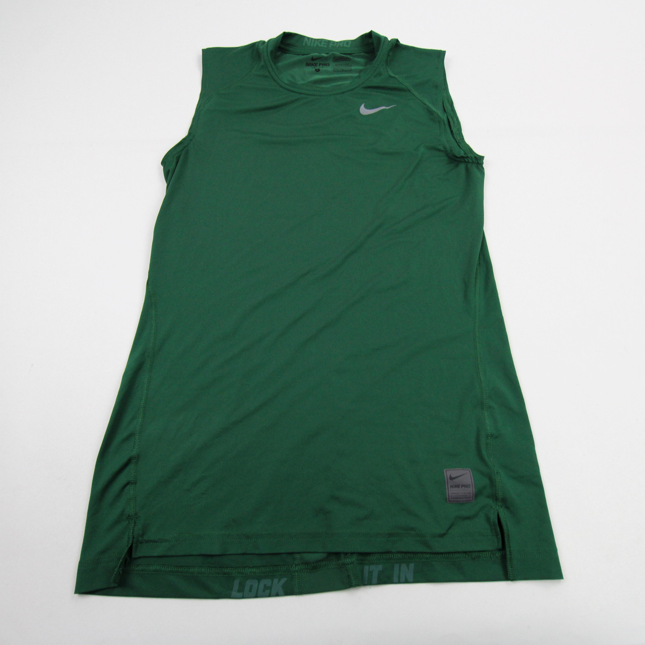 green nike compression shirt