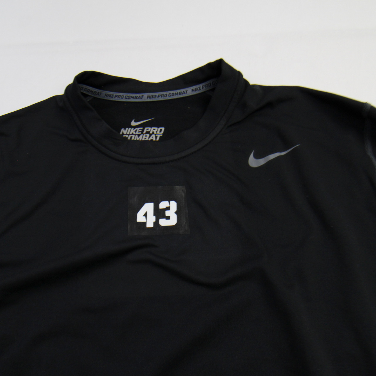 Nike Pro Combat Long Sleeve Shirt Men's Black Used 2XL-TOPS-156686