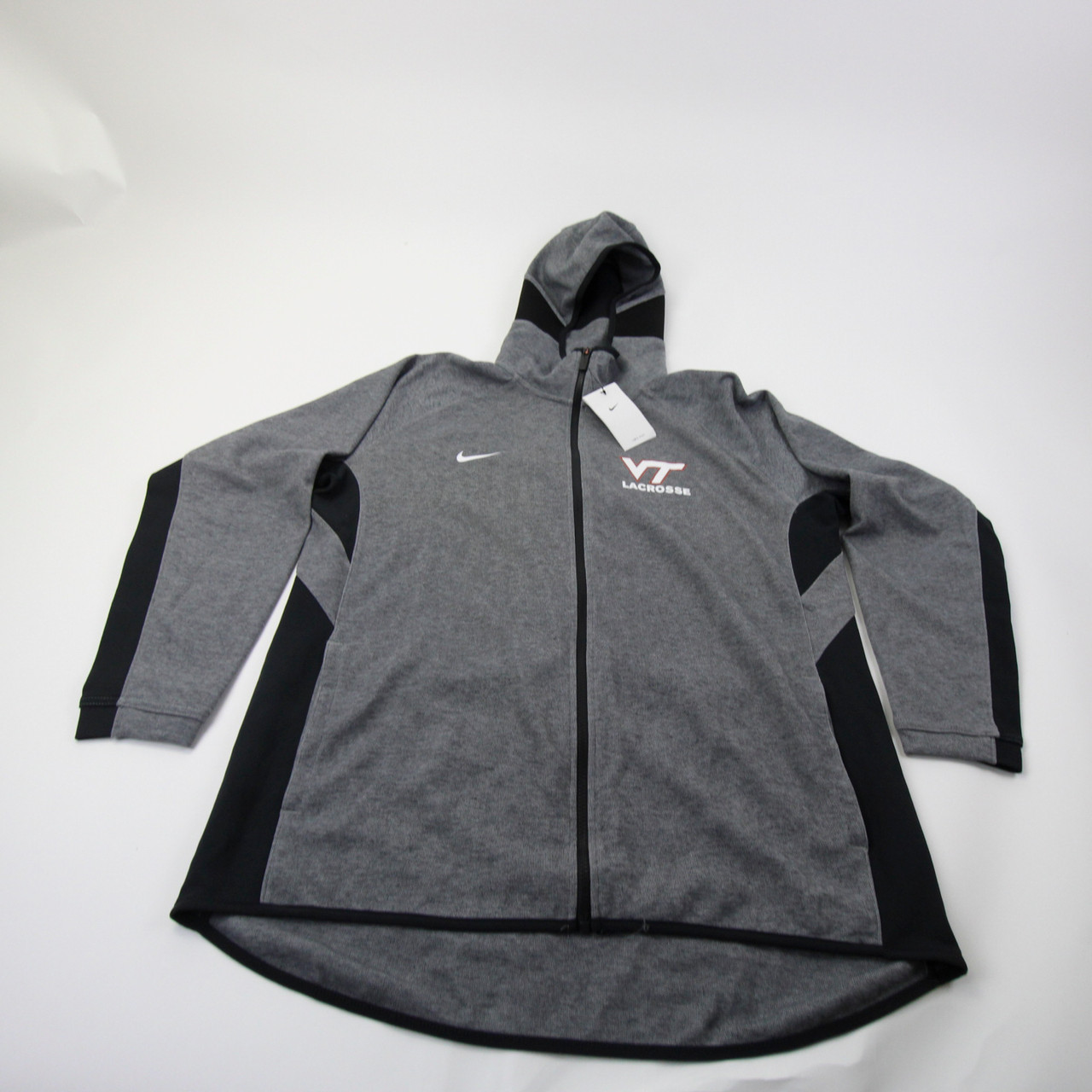 Virginia Tech Hokies Nike Jacket Men's Gray/Black New XL-TOPS-157075