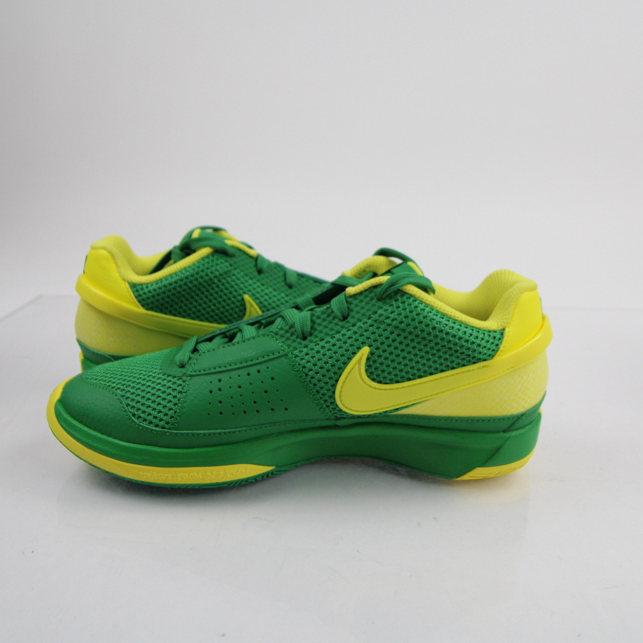 Oregon Ducks Nike Ja Basketball Shoe Men's Green/Yellow New-SHOE