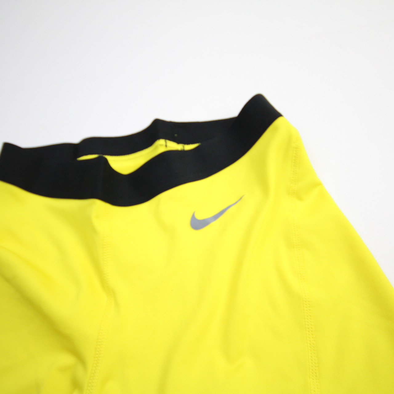 yellow nike compression pants
