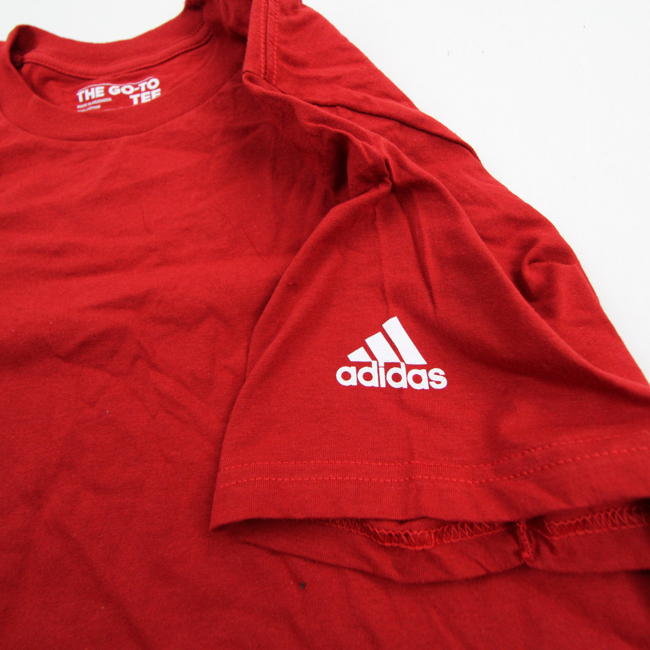 adidas Go-To tee Short Sleeve Shirt Men's Red Used M