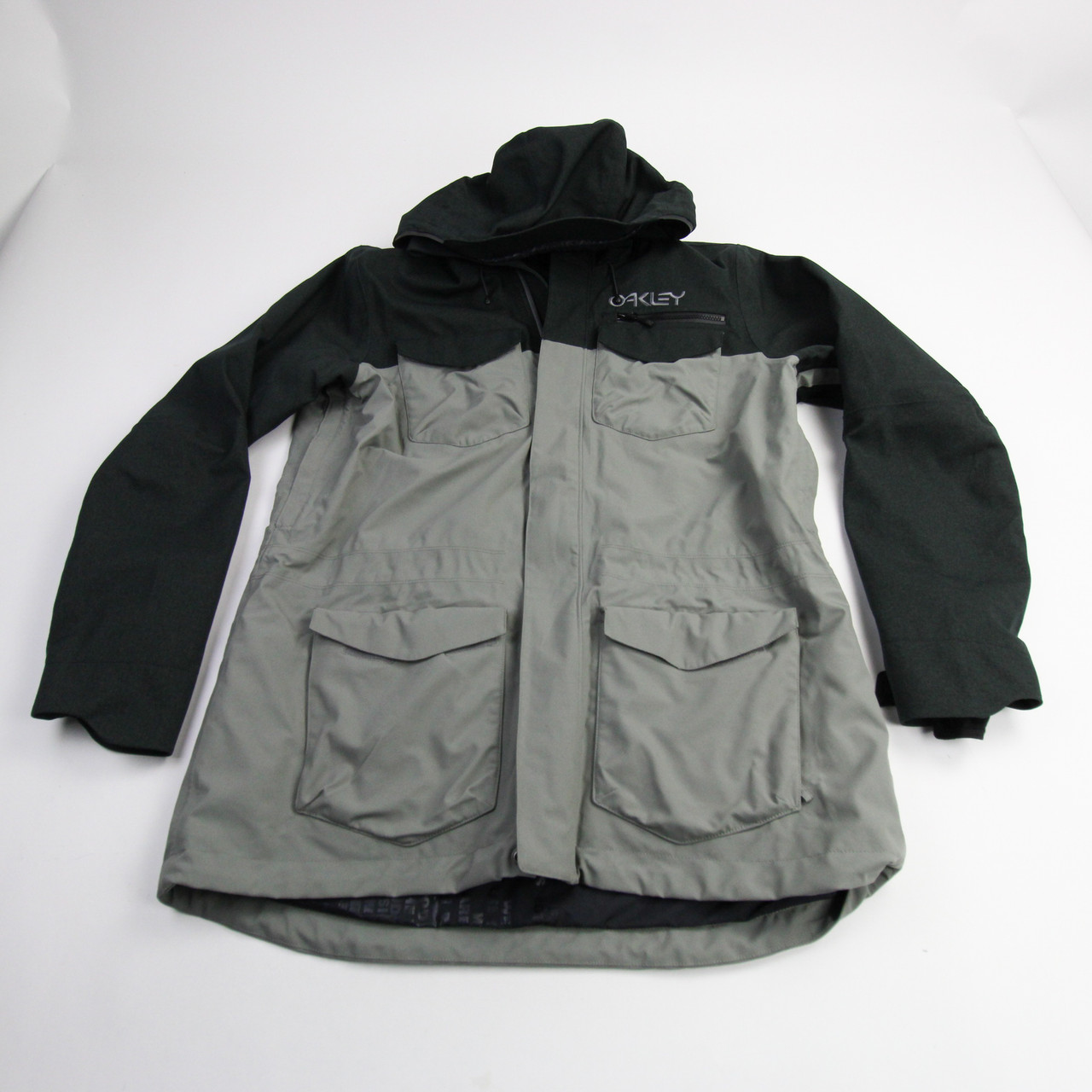 Oakley Winter Jacket Men's Black/Gray Used XL-TOPS-167303