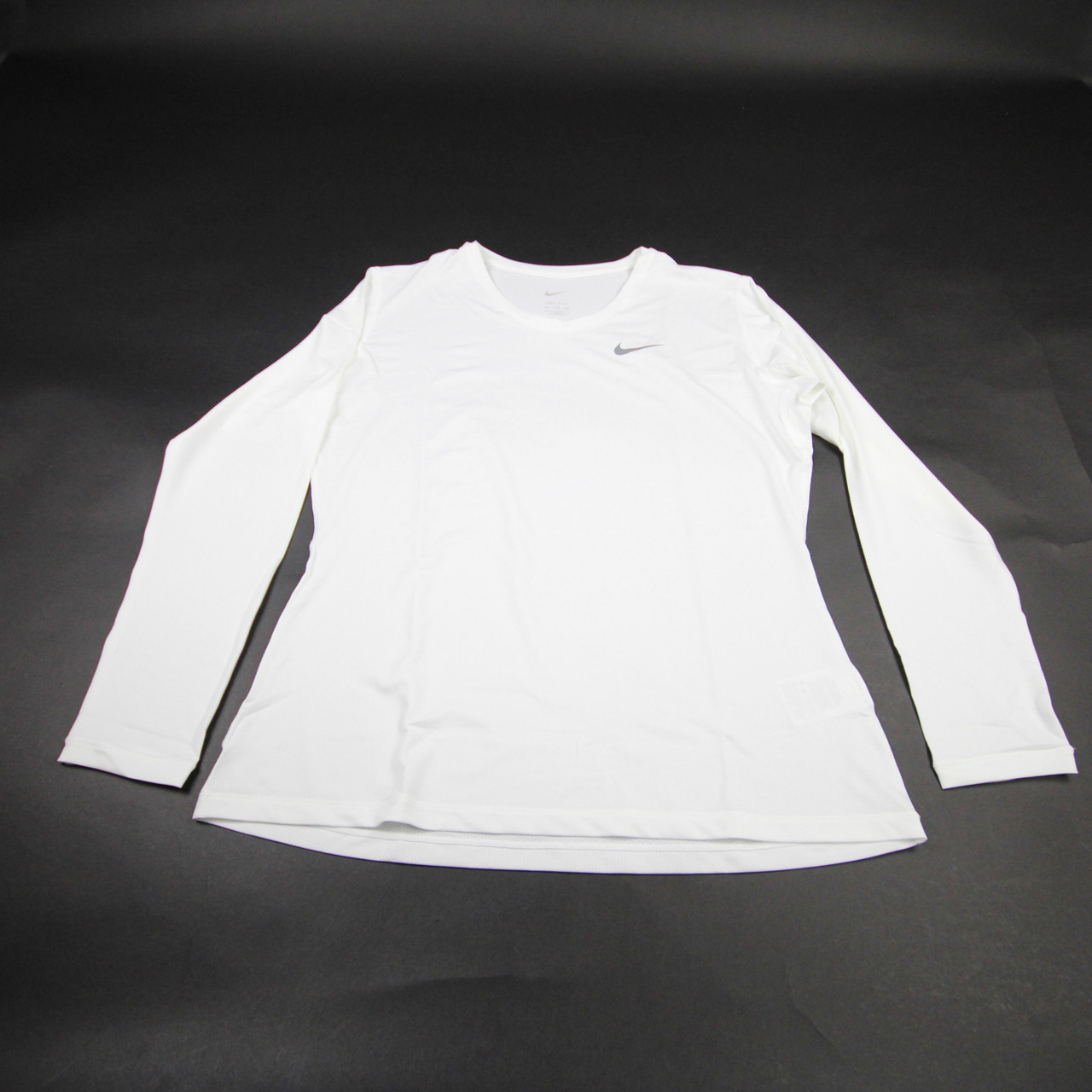 Nike Dri-Fit Long Sleeve Shirt Women's White New with Tags