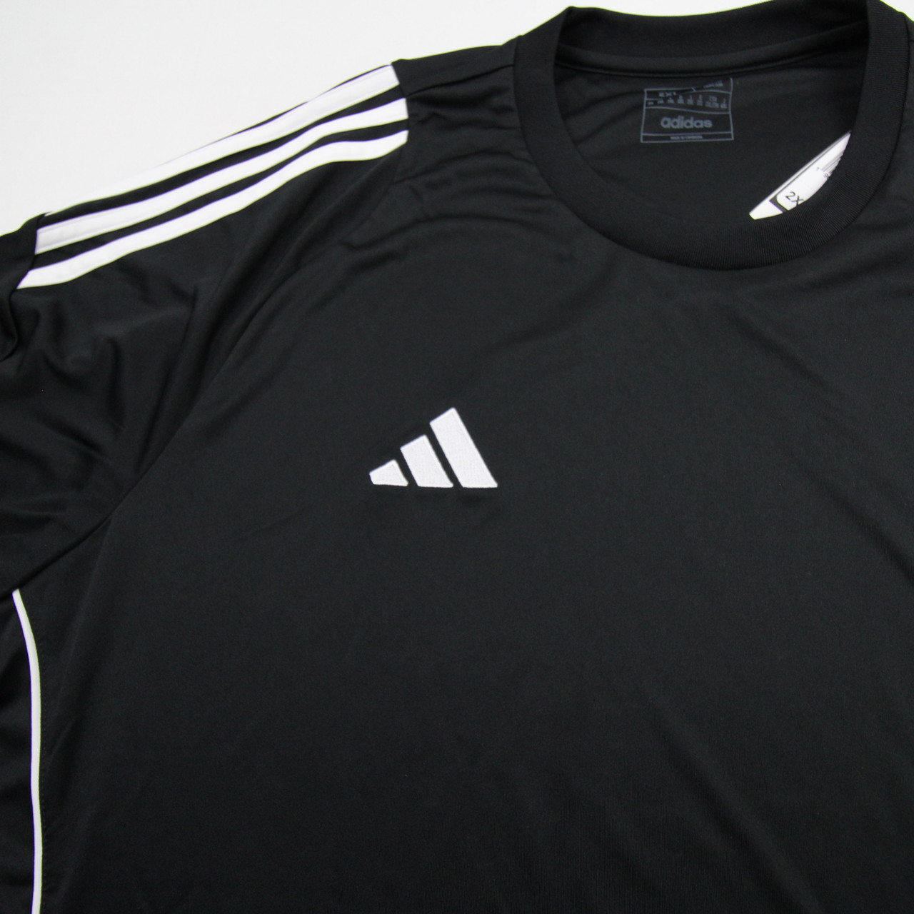 adidas Short Sleeve Shirt Men's Black Used XXL
