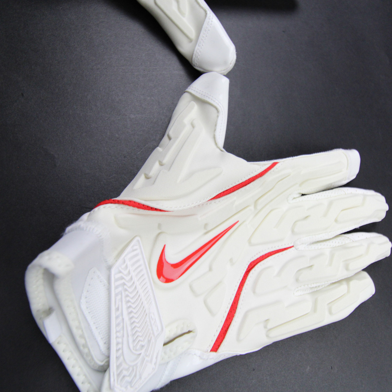 Nike Superbad Gloves - Receiver Men's White/Red Used 2XL-EQPT-006766