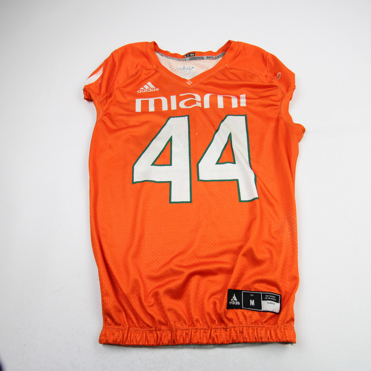 Miami Hurricanes adidas Practice Jersey - Football Men's Orange Used M