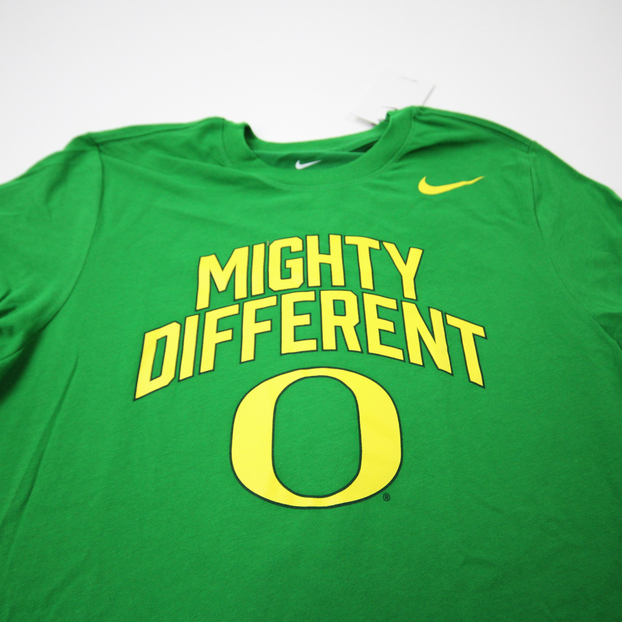 新品　NIKE ナイキ　オーバーオール　グリーン　ワッペン　Mサイズ Oregon Ducks Nike Short Sleeve Shirt Men's Green New with Tags