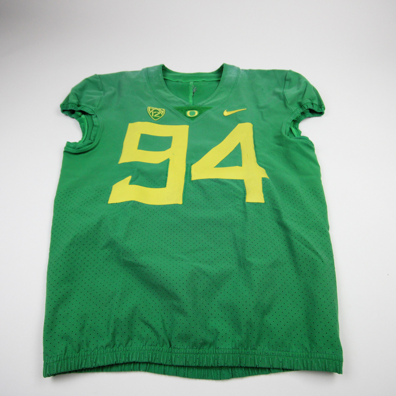 Oregon Ducks Nike Game Jersey - Football Men's Green Used 44