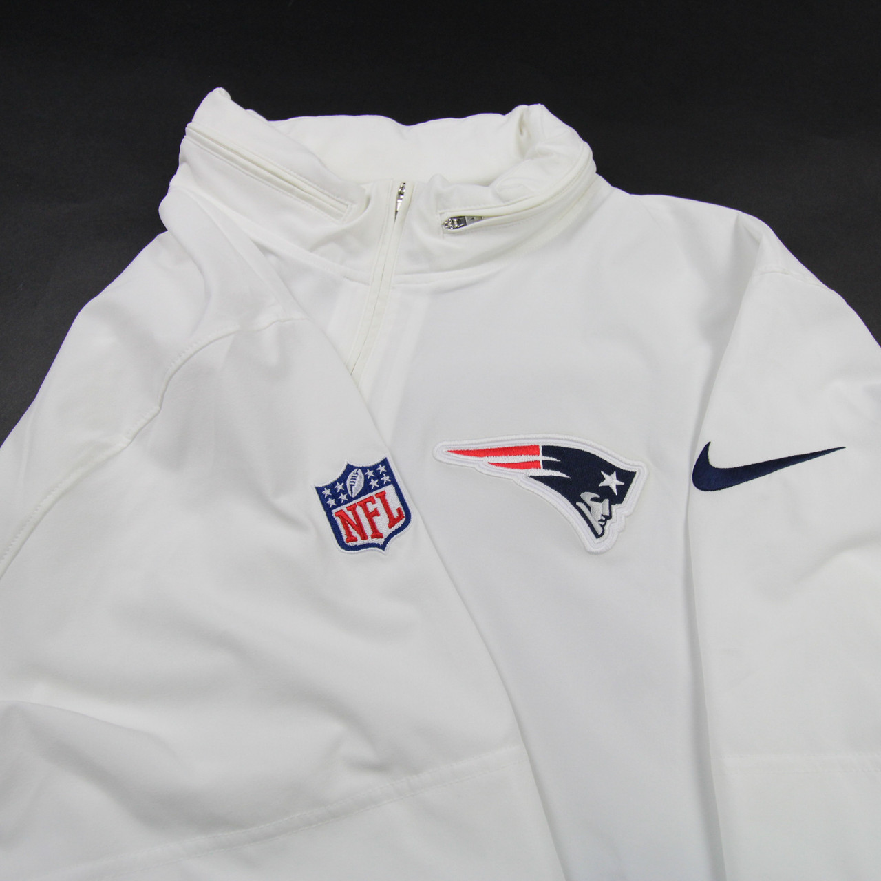 New England Patriots Nike NFL On Field Pullover Men's White Used XL