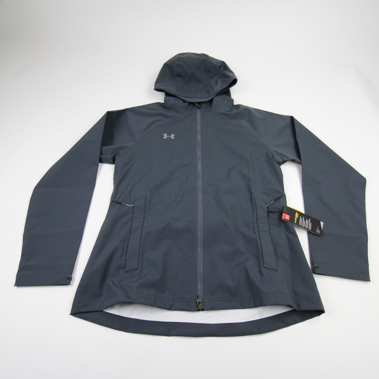 38アンダーアーマー1298924コールドギアXLグレーノースリーブジャンパー Under Armour Storm Jacket Women's Gray New with Tags S