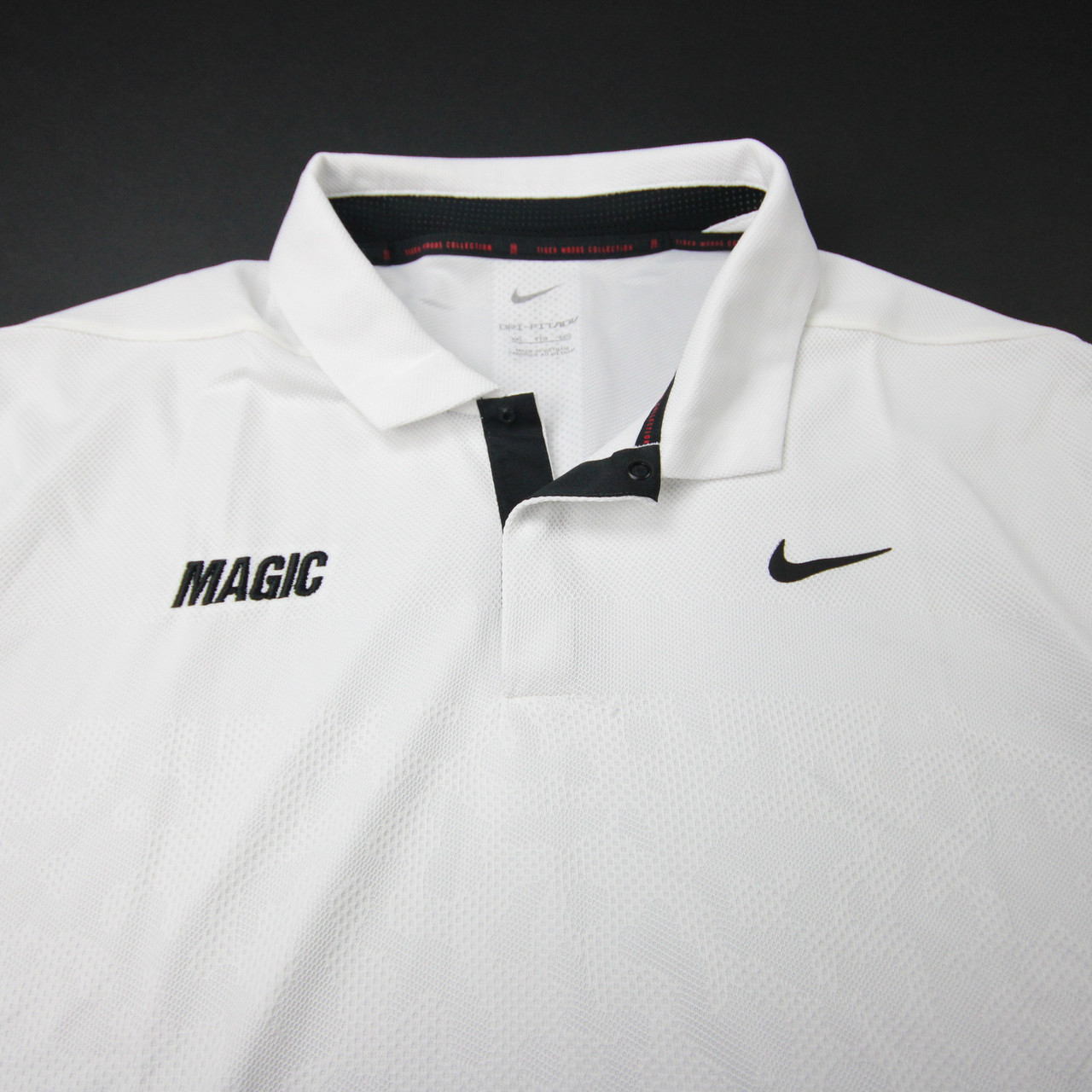 Orlando Magic Nike Tiger Woods Collection Polo Men's White Used XXL