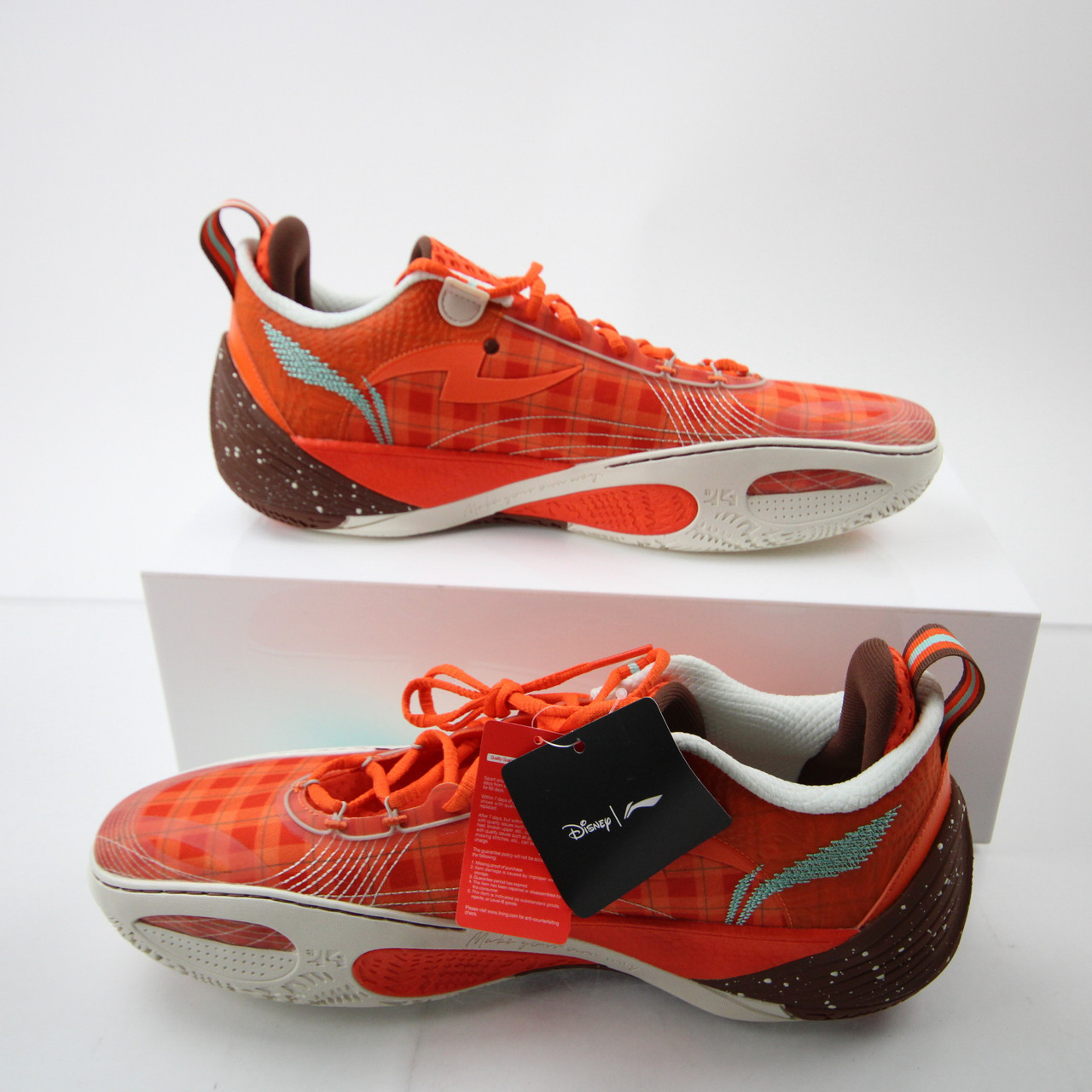 Li-Ning Basketball Shoe Men's Orange New without Box 15