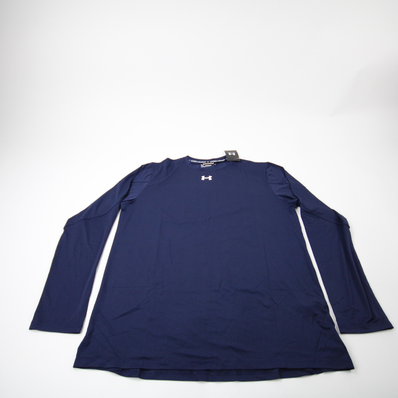 Under Armour ラガーシャツ L ネイビー/ブルー Under Armour Long Sleeve Shirt Men's Navy New with Tags L