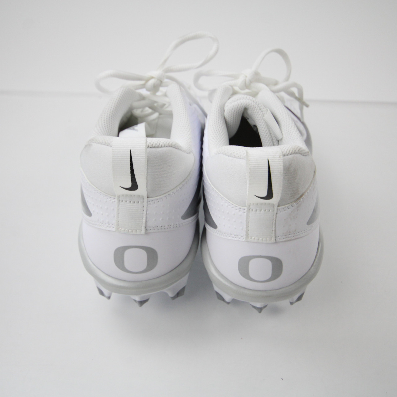 Oregon Ducks Nike Alpha Menace Football Cleat Men's White Used 12