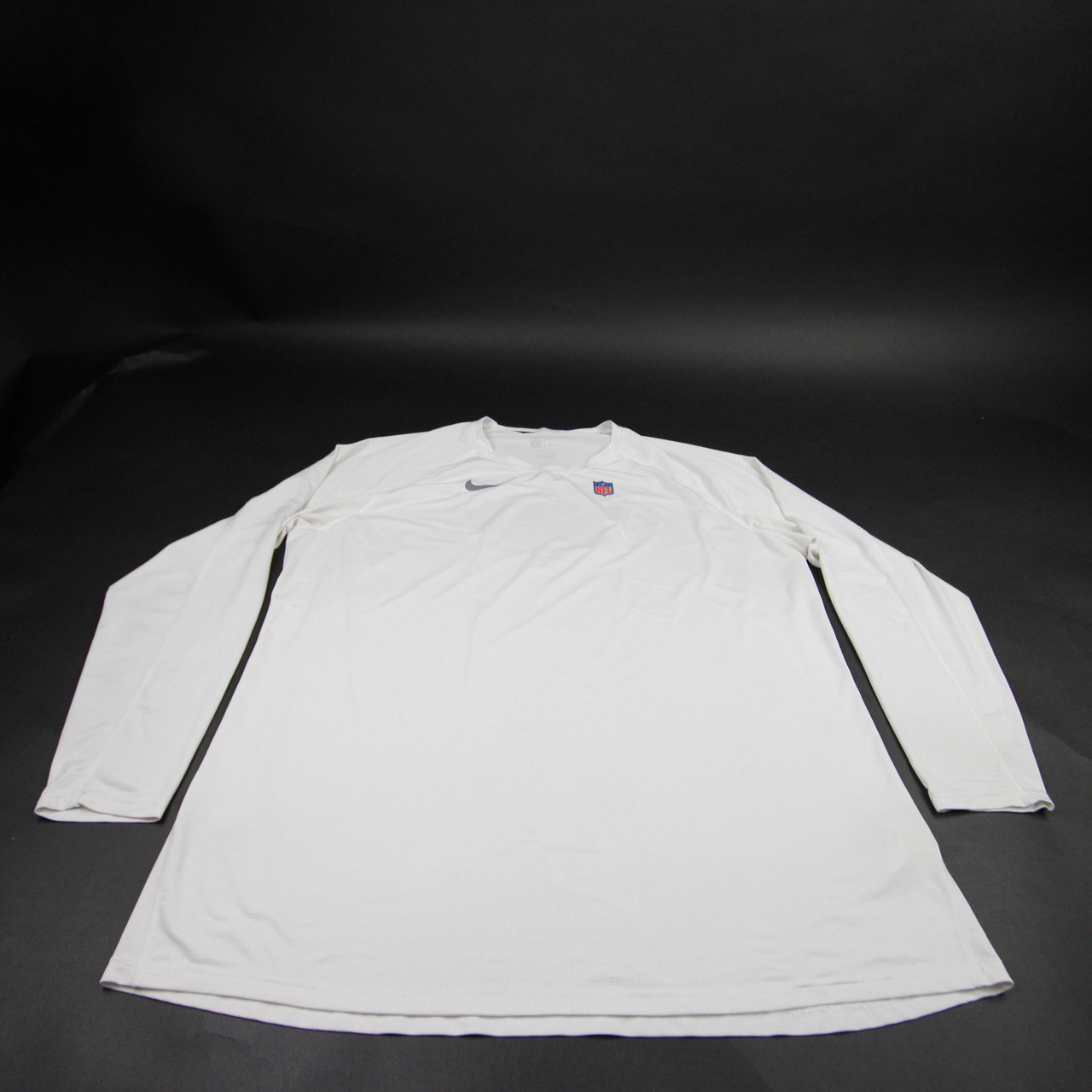 Nike NFL On Field Dri-Fit Long Sleeve Shirt Men's White Used 3XL