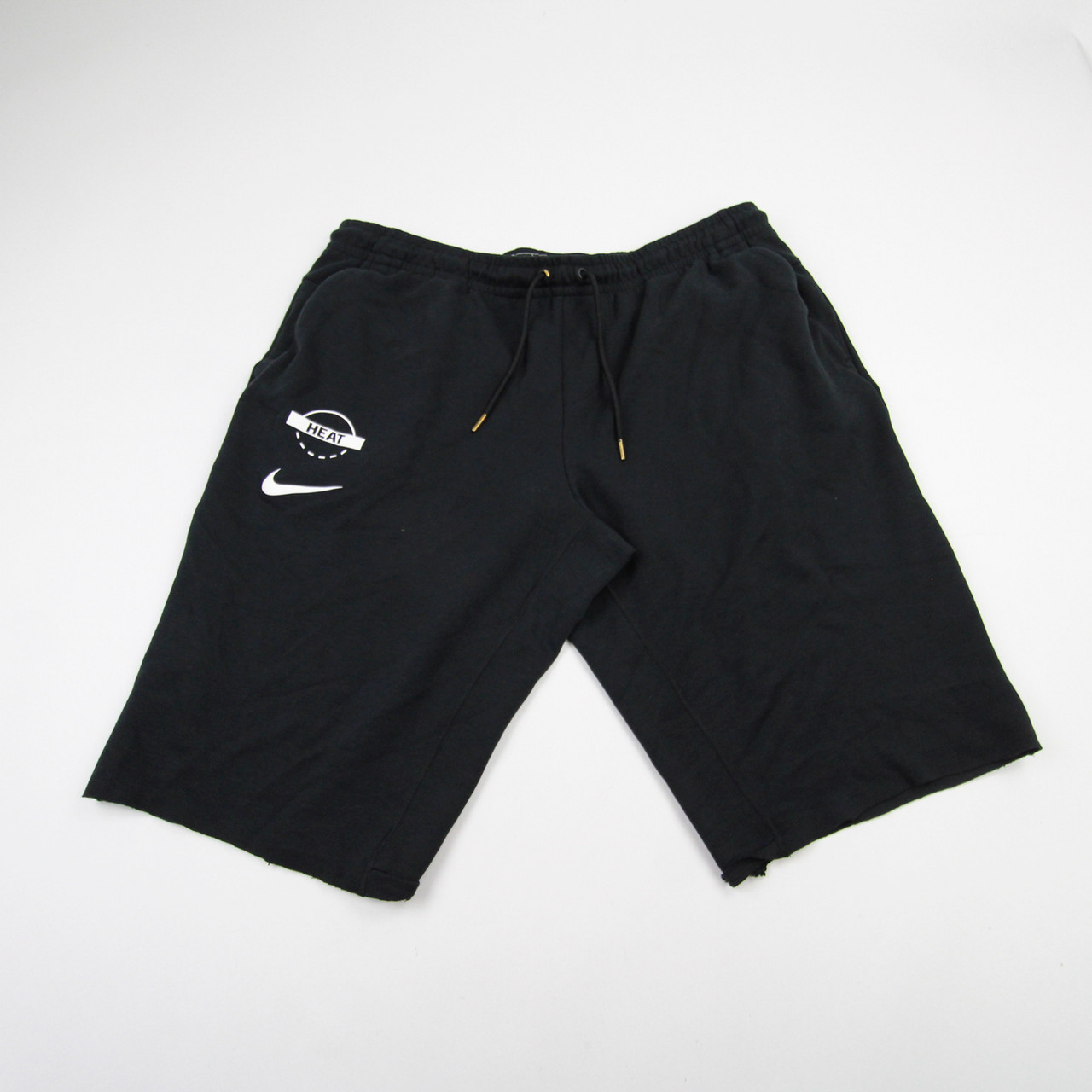 Miami Heat Nike NBA Authentics Practice Shorts Men's Black Used XLT