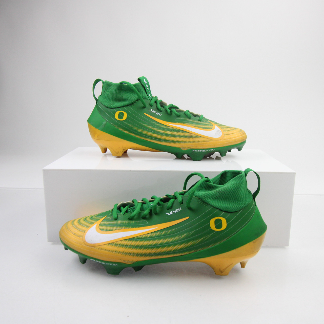 Oregon Ducks Nike Vapor Football Cleat Men's Green Used Multiple Sizes