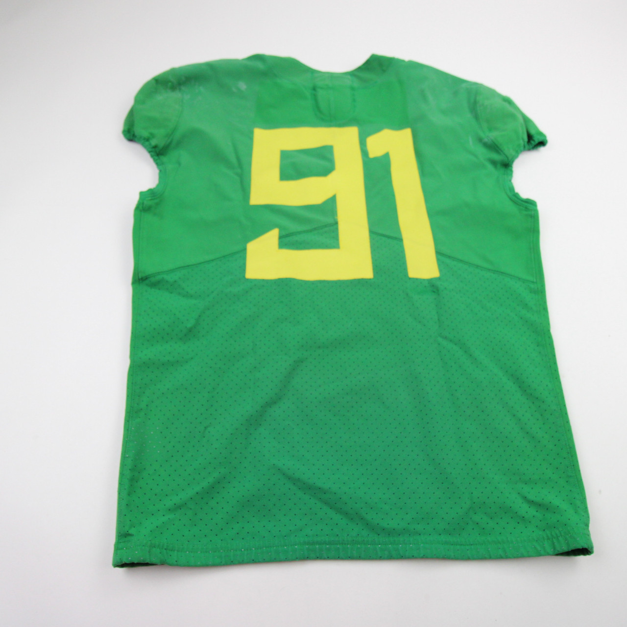 Oregon Ducks Nike Game Jersey - Football Men's Green Used 44