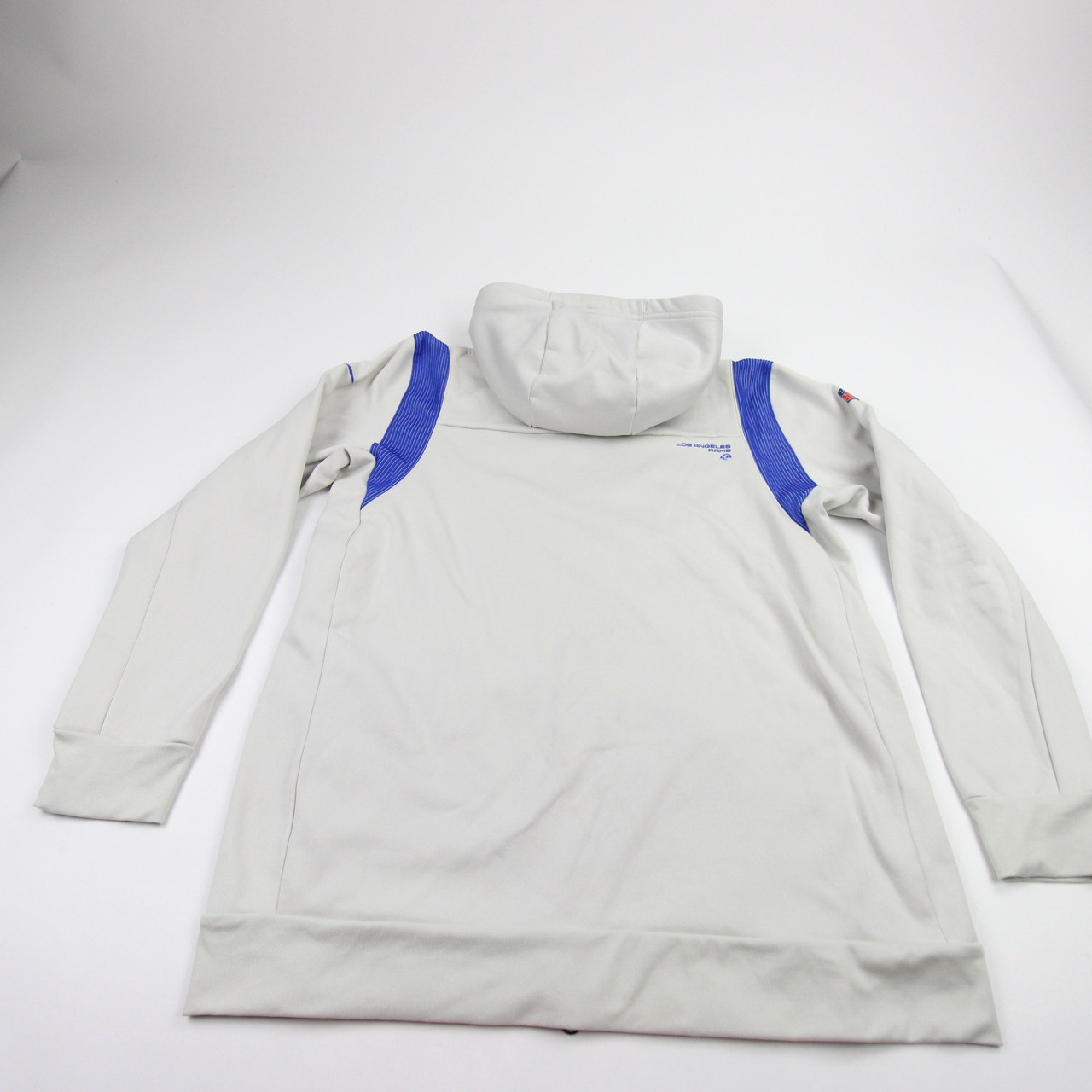 LA Rams Nike NFL On Field Dri-Fit Jacket Men's Off-White Used