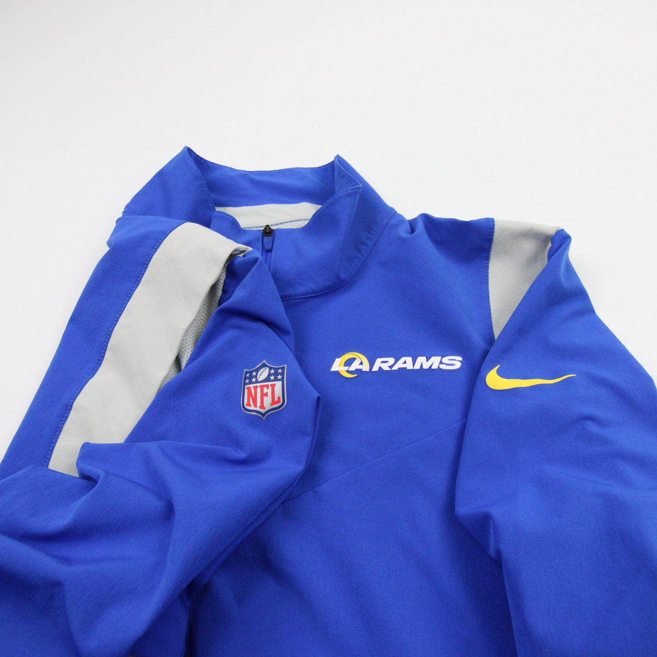 古着 used RAMS ウォームアップウェア XL LA Rams Nike NFL On Field Dri-Fit Pullover Men's Blue Used M