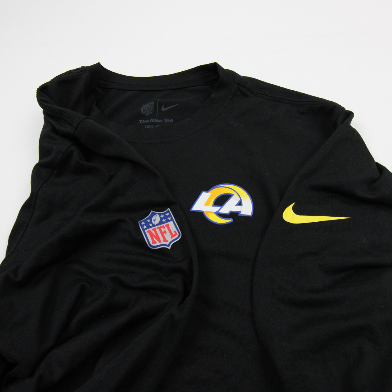 LA Rams Nike NFL On Field Dri-Fit Long Sleeve Shirt Men's Black Used L