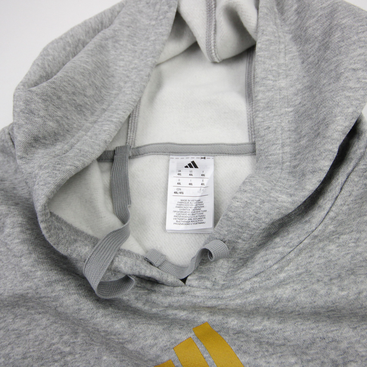 Miami Hurricanes adidas Sweatshirt Men's Gray New without Tags 4XL