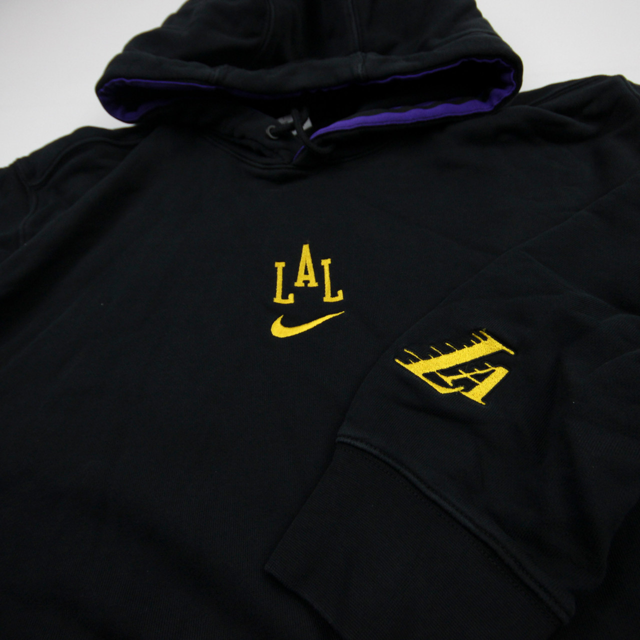 Los Angeles Lakers Nike Sweatshirt Men's Black Used XXL