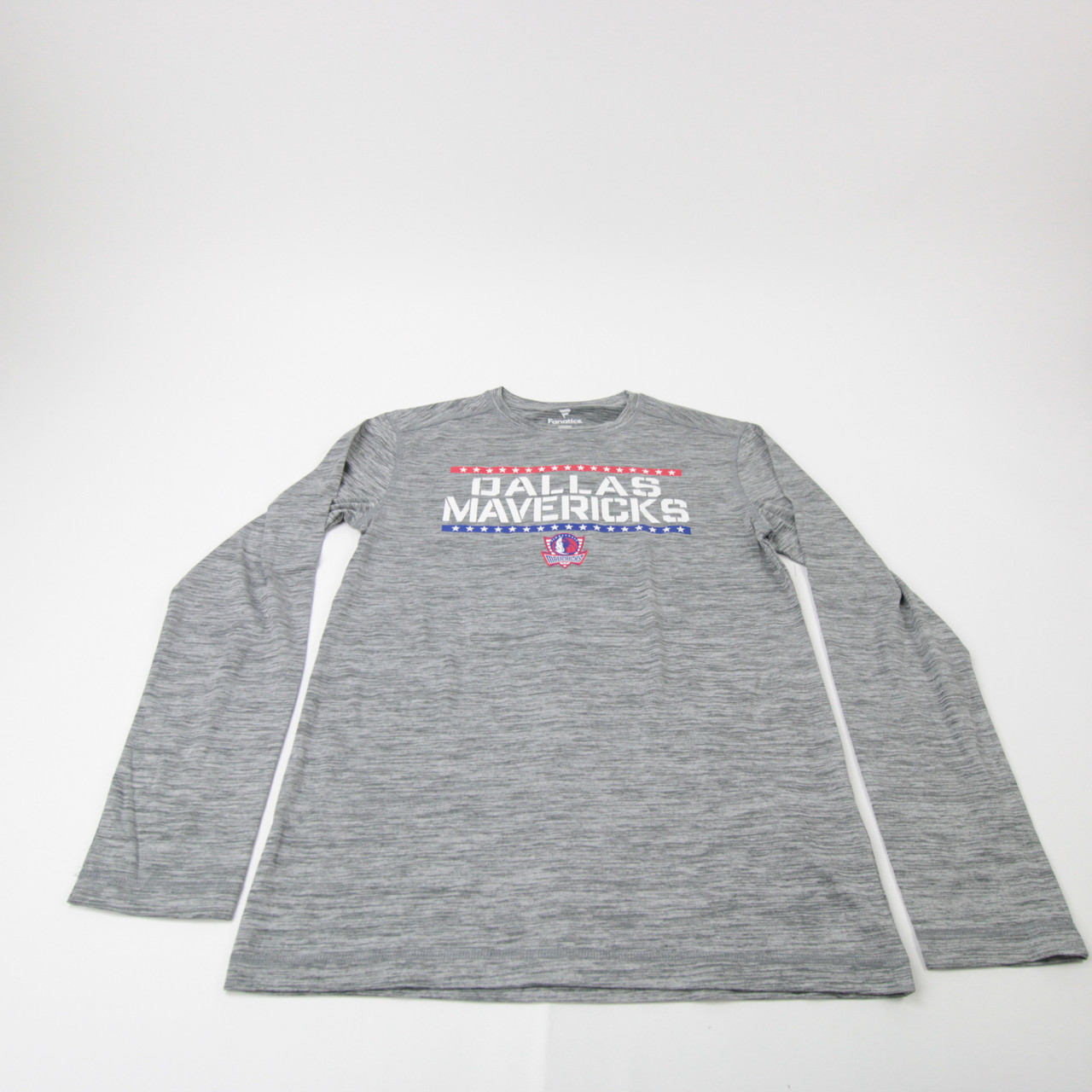 Dallas Mavericks Fanatics Long Sleeve Shirt Men's Gray New without