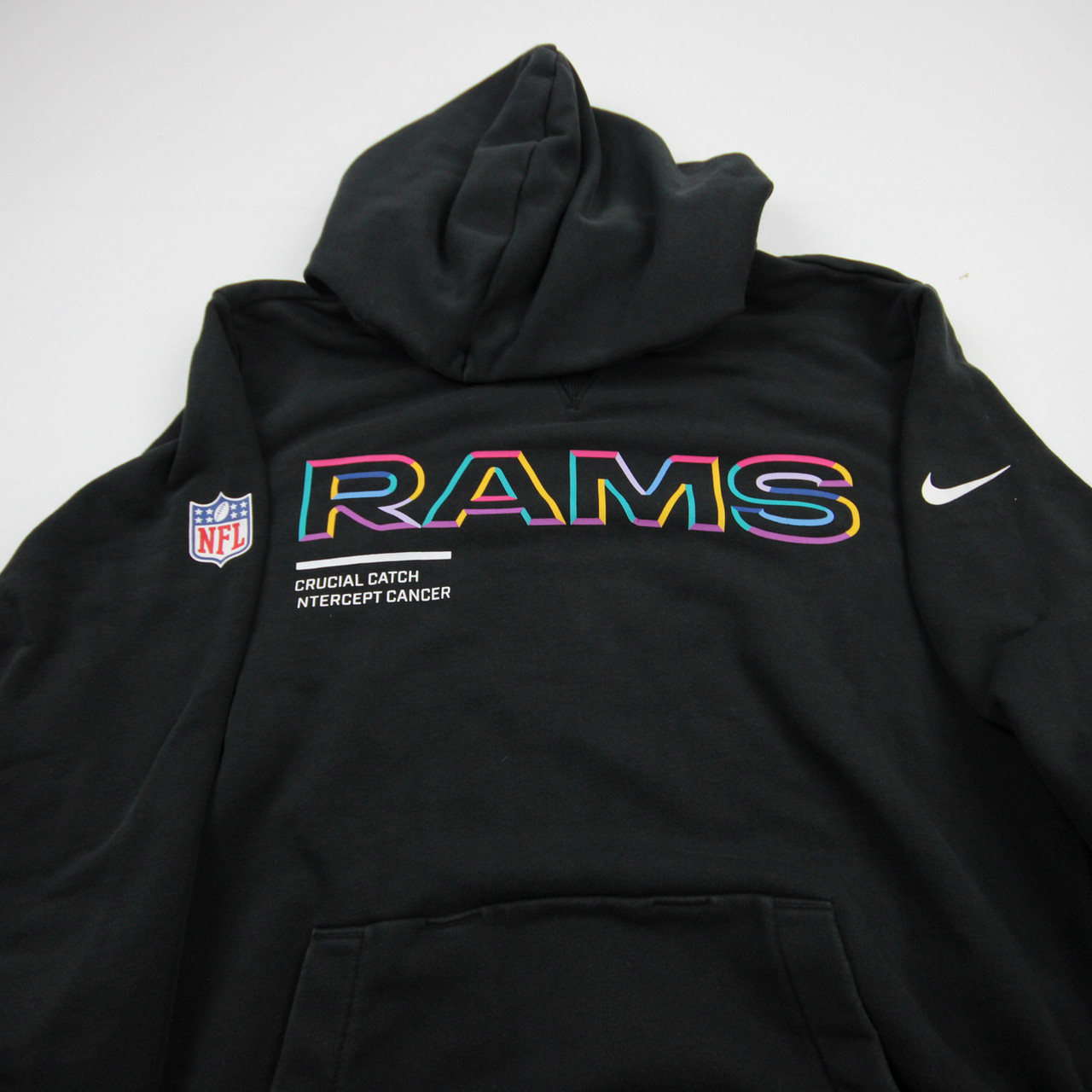 LA Rams Nike NFL On Field Dri-Fit Sweatshirt Men's Black Used L