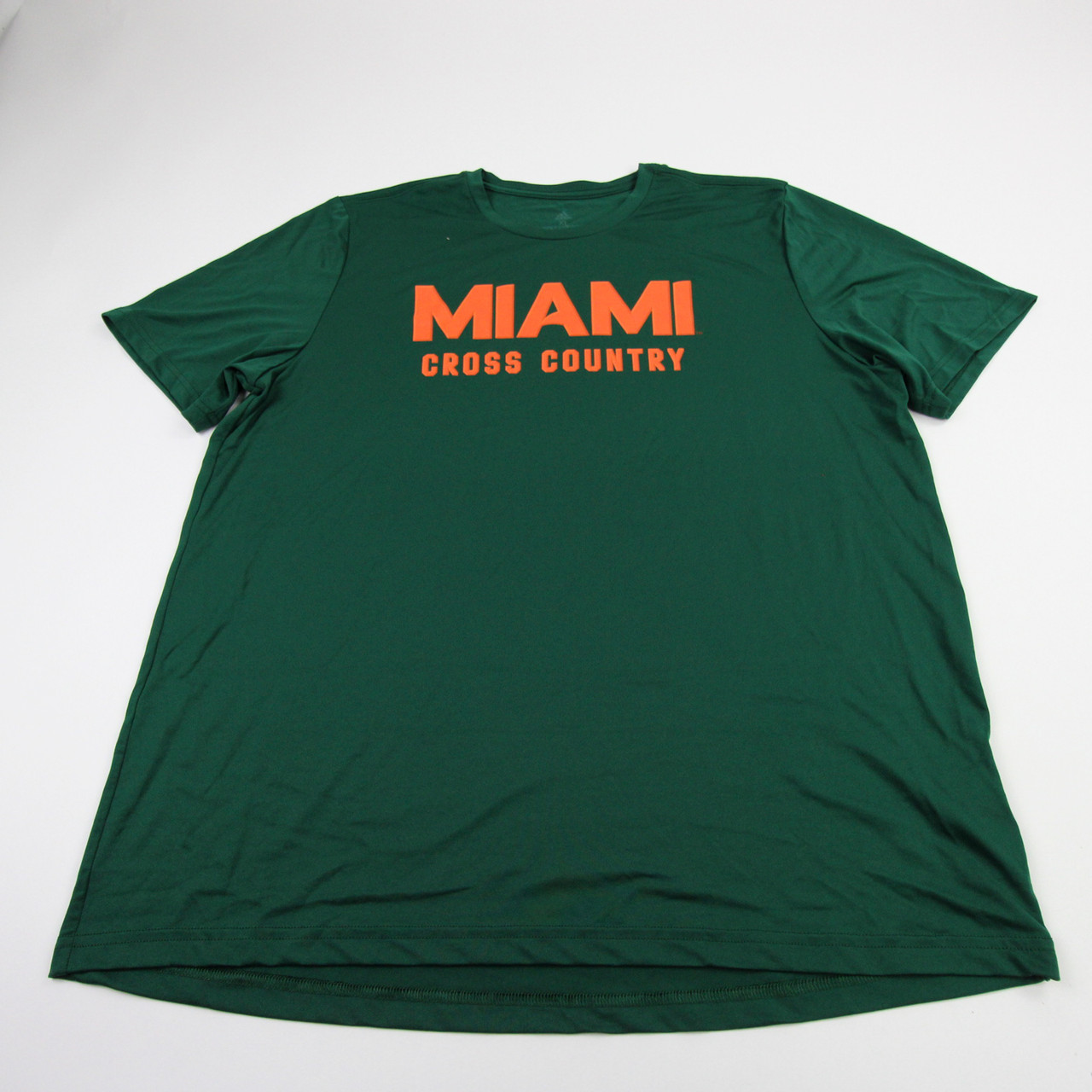 Miami Hurricanes adidas Short Sleeve Shirt Men's Green New without