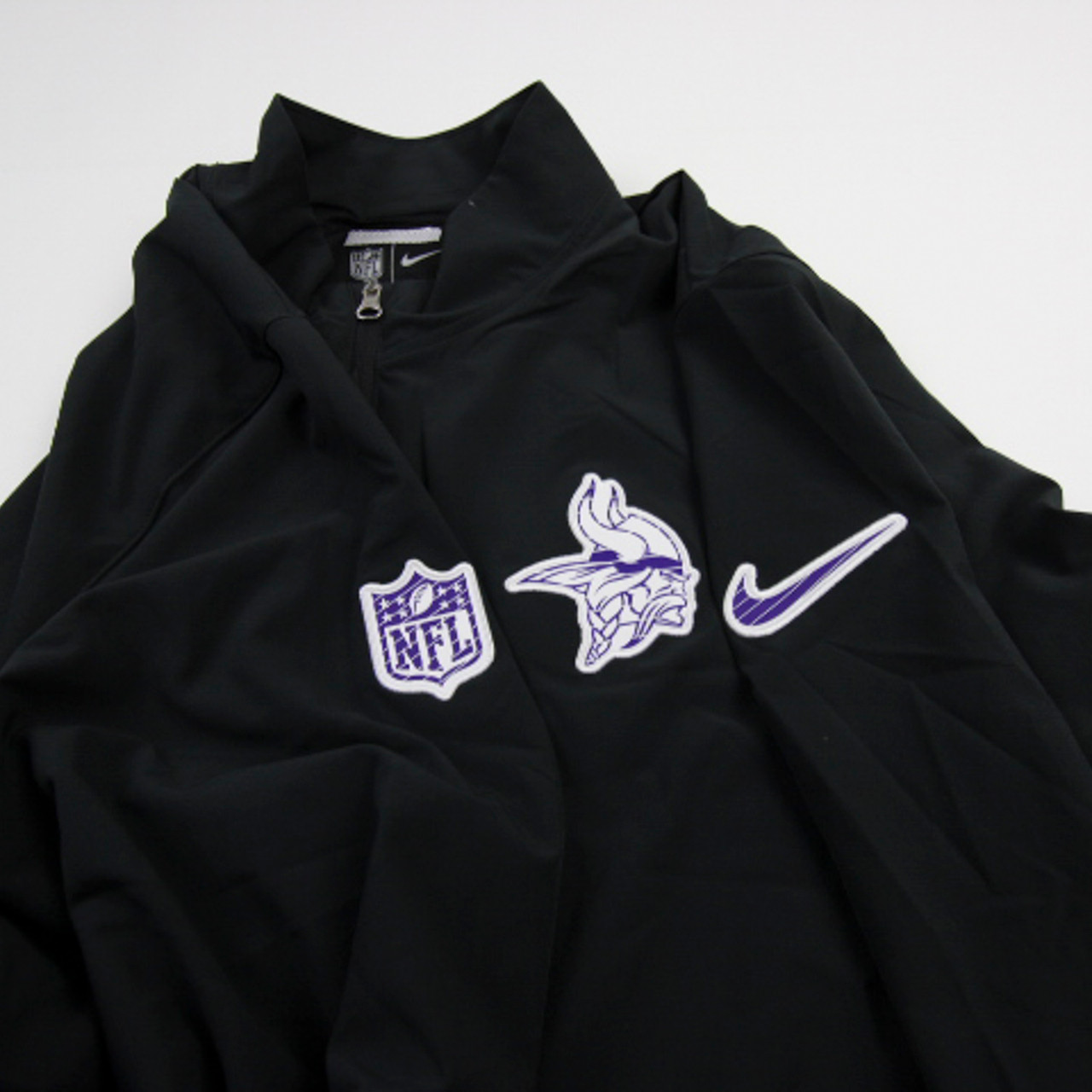 Minnesota Vikings Nike NFL On Field Jacket Men's Black Used XL