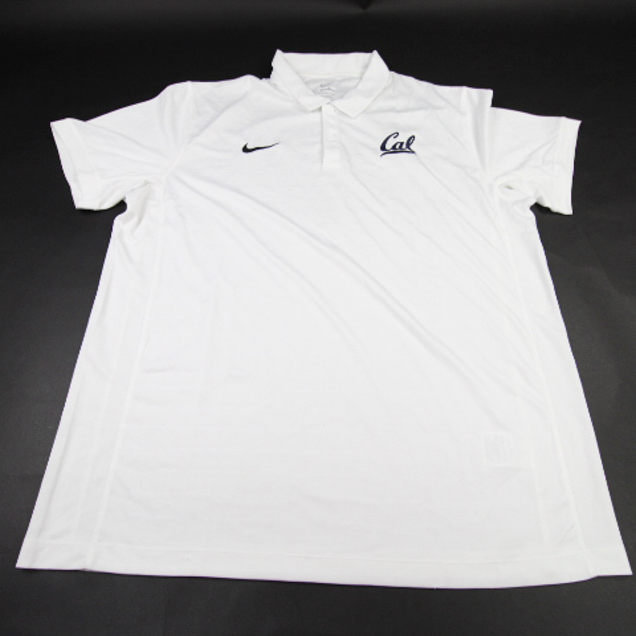 California Golden Bears Nike Dri-Fit Polo Men's White Used XL