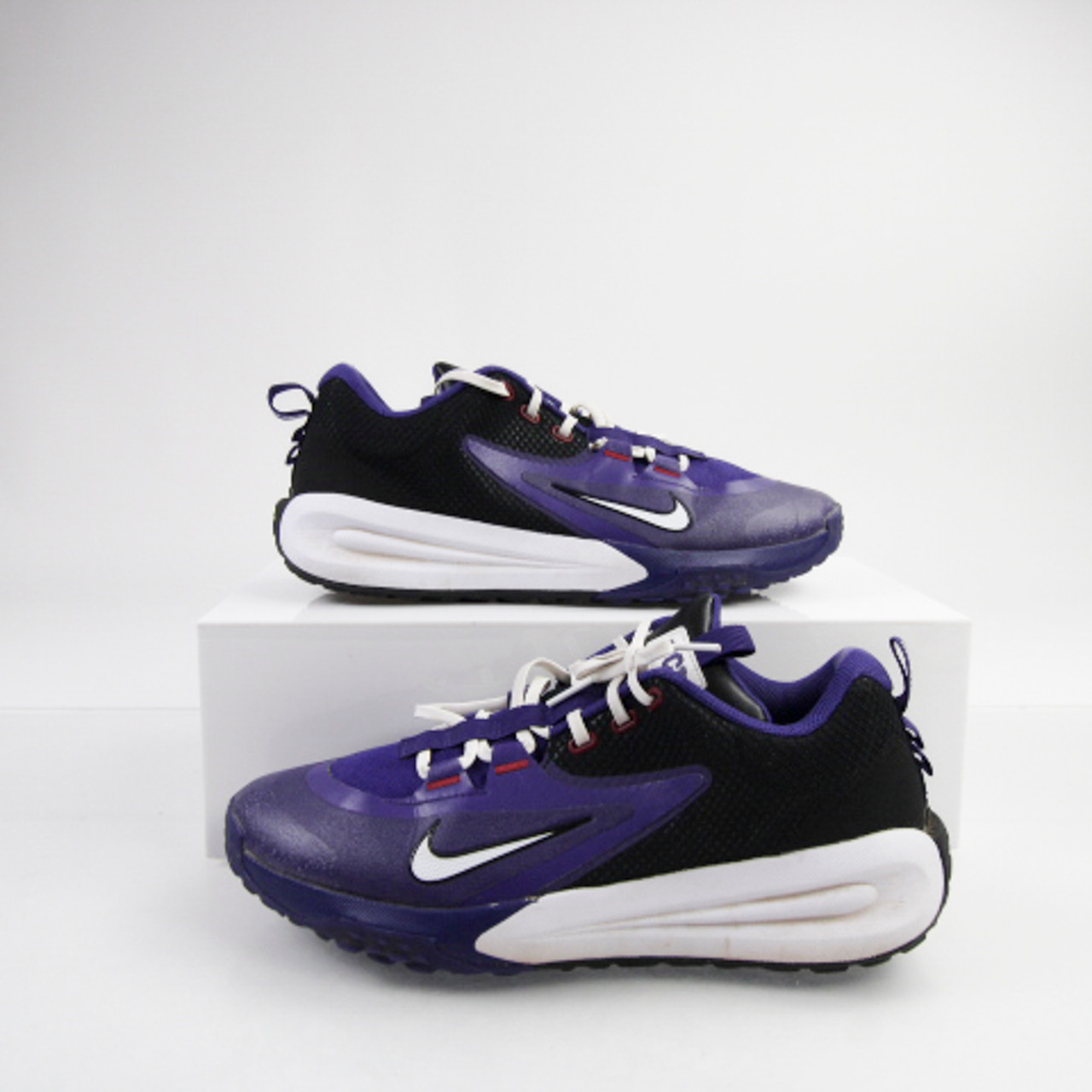 Uri/3 TCU Horned Frogs Nike Air Zoom Turf Cleat Men's Purple Used 13