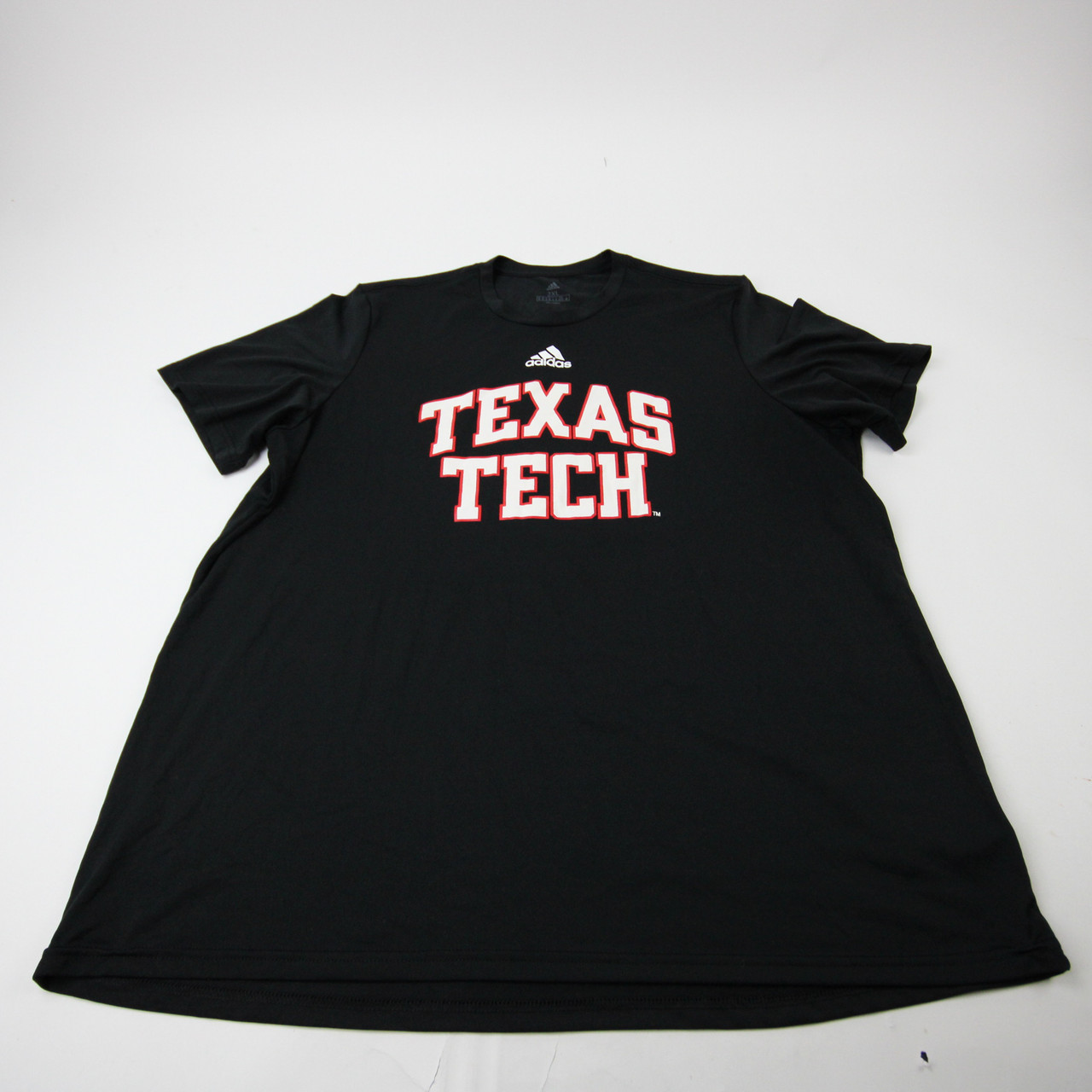 Texas Tech Red Raiders adidas Short Sleeve Shirt Men's Black Used XXL