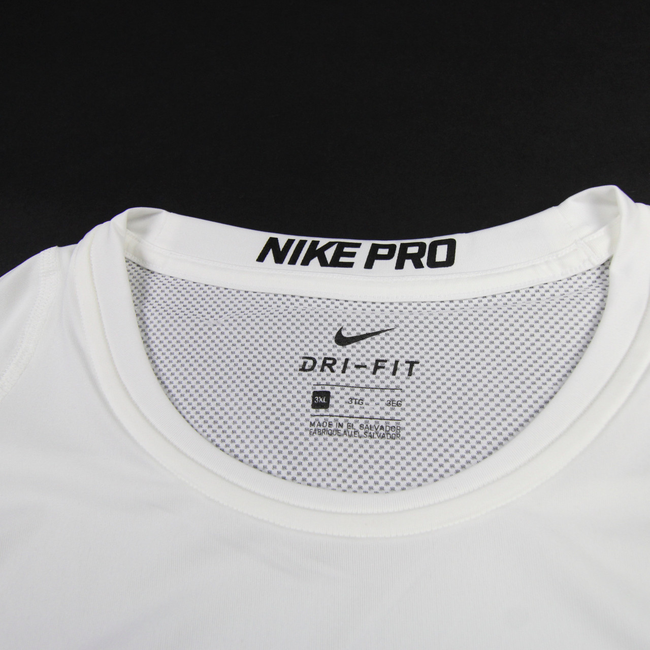 Nike Pro Dri-Fit Compression Top Men's White Used 3XL