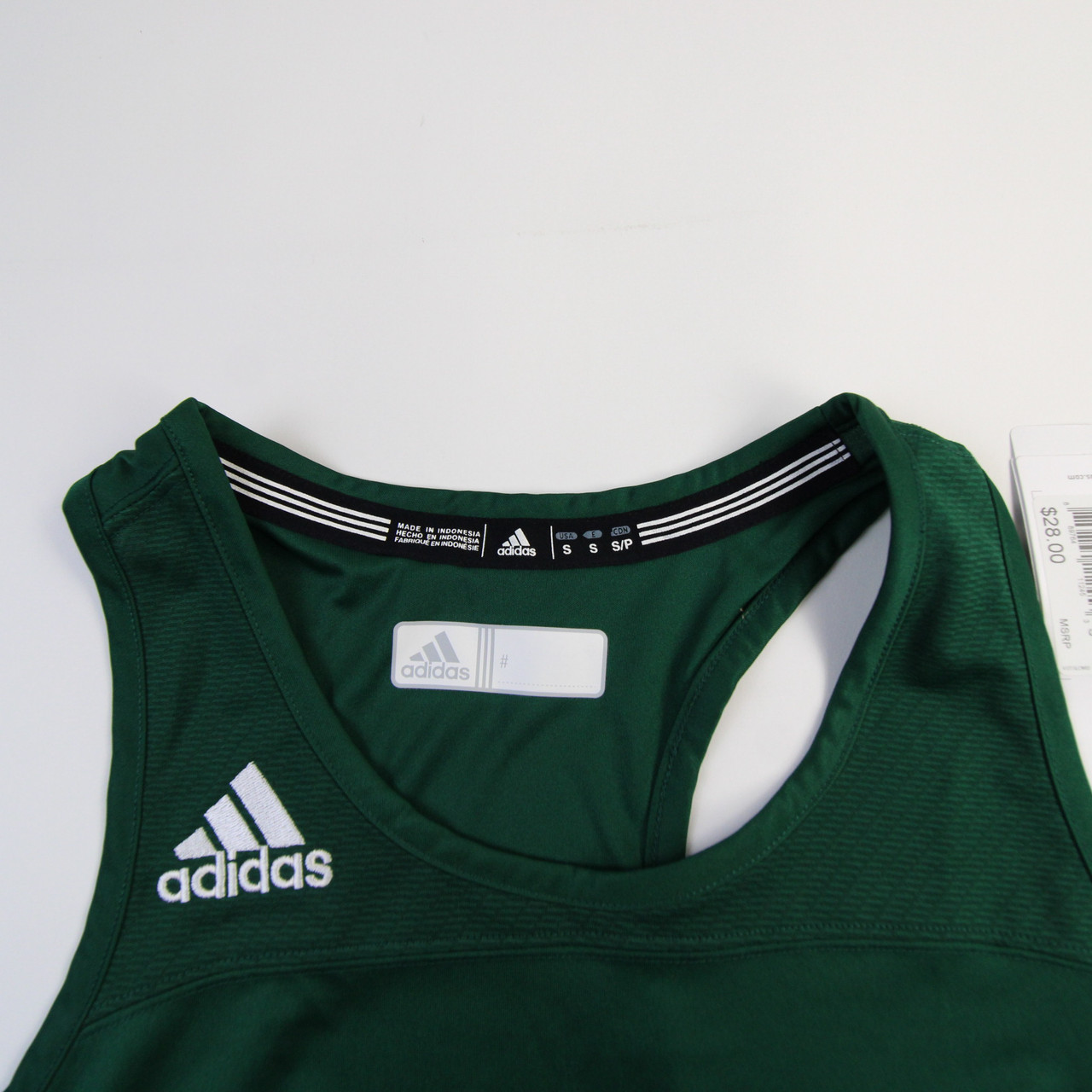 herhaling Inloggegevens solide adidas Climacool Sleeveless Shirt Women's Green/White New with Tags S -  Locker Room Direct