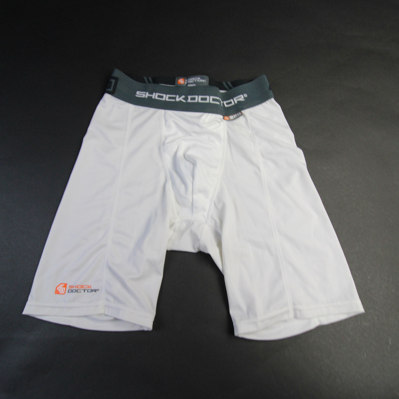 Shock Doctor Compression Shorts Men's White/Gray Used XL 741