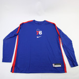 Philadelphia 76ers Nike NBA Authentics Dri-Fit Long Sleeve Shirt Men's Used
