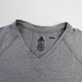 Louisville Cardinals adidas Climalite Short Sleeve Shirt Women's Gray Used