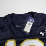 Notre Dame Fighting Irish Under Armour Game Jersey - Football Men's Navy New