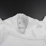 adidas Techfit Compression Top Men's White/Light Gray Used