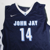 John Jay Bloodhounds Nike Game Jersey - Basketball Women's Navy Used XL 19